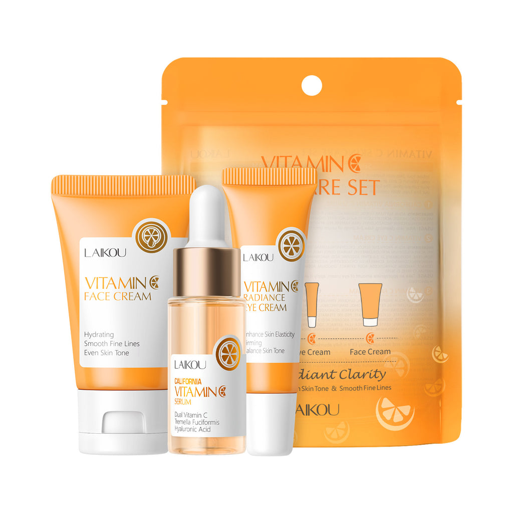 LAIKOU organic Vitamin C Skin Care Set 3-piece Set
