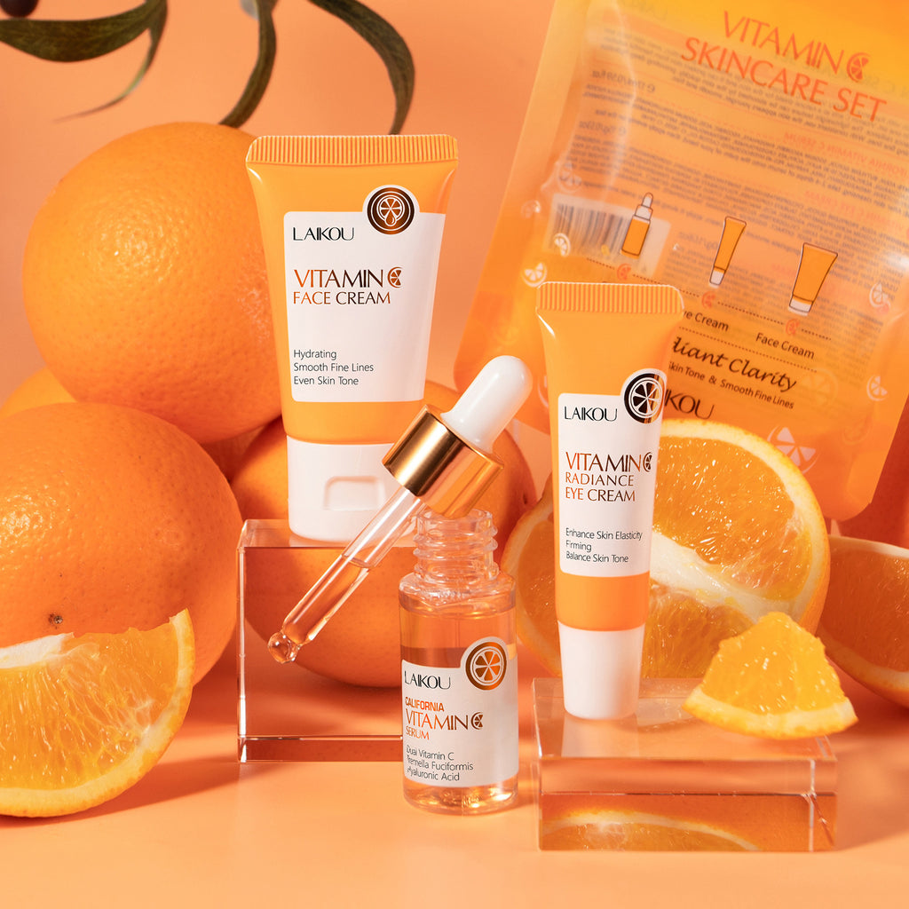 LAIKOU organic Vitamin C Skin Care Set 3-piece Set
